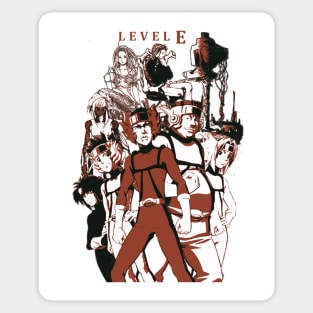 Level E Color rangers Sticker